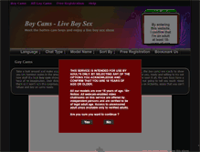 Tablet Screenshot of boycams.net