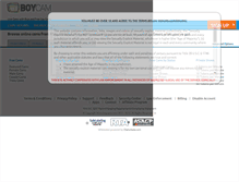 Tablet Screenshot of boycams.com